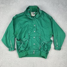 VINTAGE Carole Little for St. Tropez Wear Jacket Womens 12 Green 80's 90's Retro