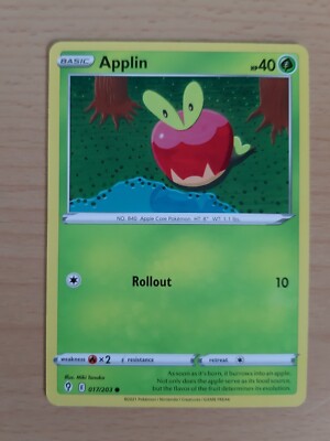 Pokemon Evolving Skies Applin 017/203 | NM-M | English