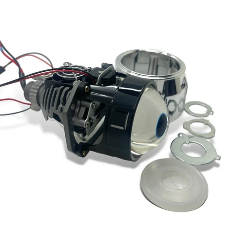 2 x 2.5" Full Bi-LED RHD Retrofit Projectors Lens like Xenon HID white hi/low - Picture 10 of 12