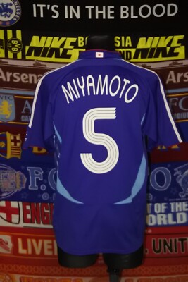 5/5 Japan adults M 2006 #5 Miyamoto MINT football shirt jersey