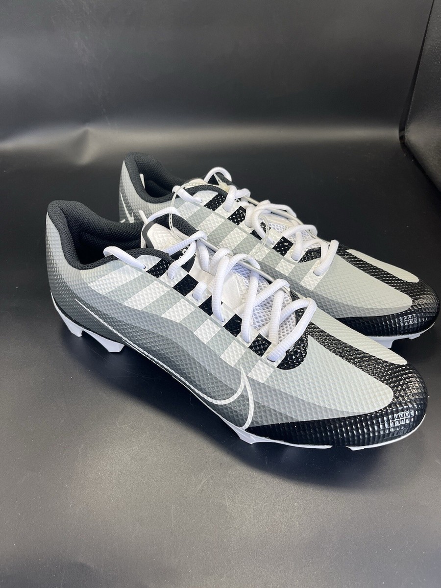 NIKE VAPOR EDGE SPEED 360 FOOTBALL CLEATS BLACK WHITE GREY DQ5110