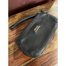 New Versace Collection Beautiful Black Clutch/wristlet Italy