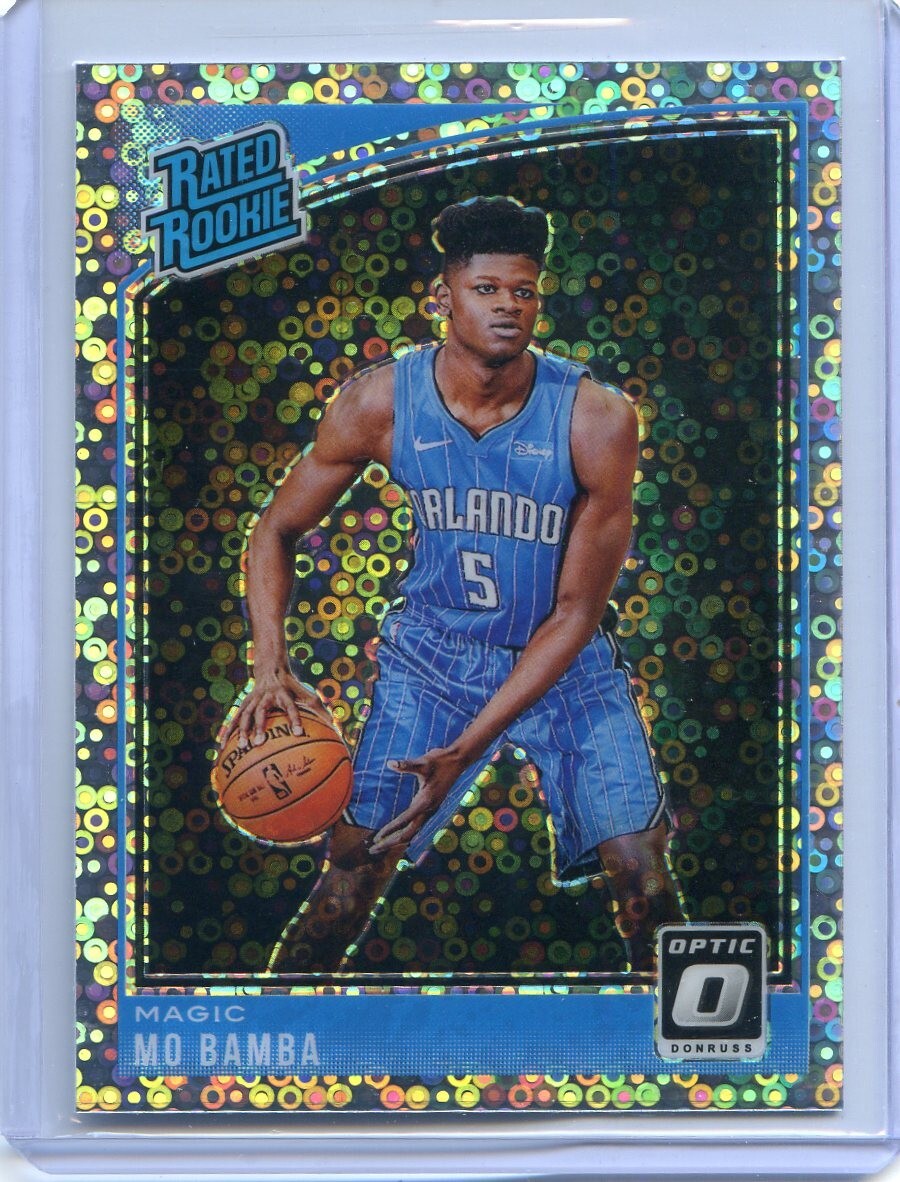 2018-19 Panini Optic Fast Break MO BAMBA RC Rated Rookie Silver Disco Prizm #160