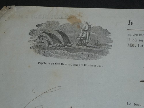 Connaissement Maritime, 1864, Bordeaux à Abbeville, Navire Amélie Vin rouge - Photo 2 sur 5