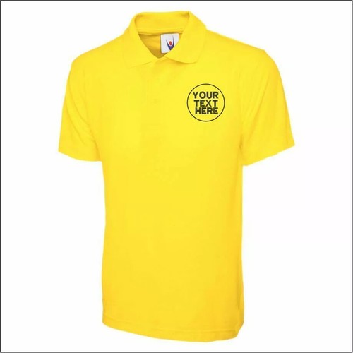Custom Embroidered Polo Shirt Uneek UC102 Personalised Text Workwear Poloshirt T - Picture 13 of 14