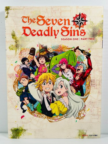 The Seven Deadly Sins Season 1 Parts 1 & 2 DVDs Episodes 13 - 24 Anime NTSC R1 - Picture 5 of 8