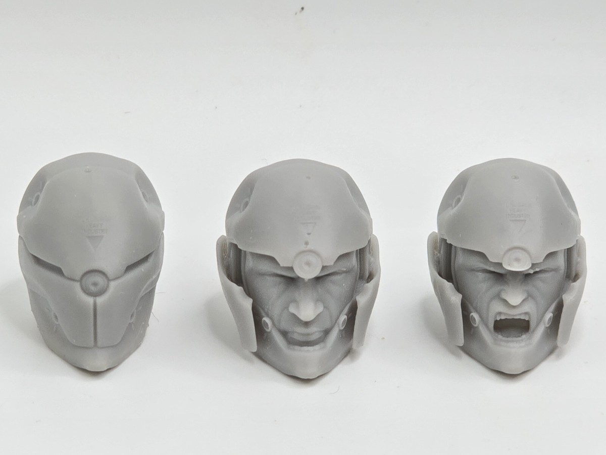 3d Print GREY FOX METAL GEAR SOLID MASK Head #3. 1:10 7