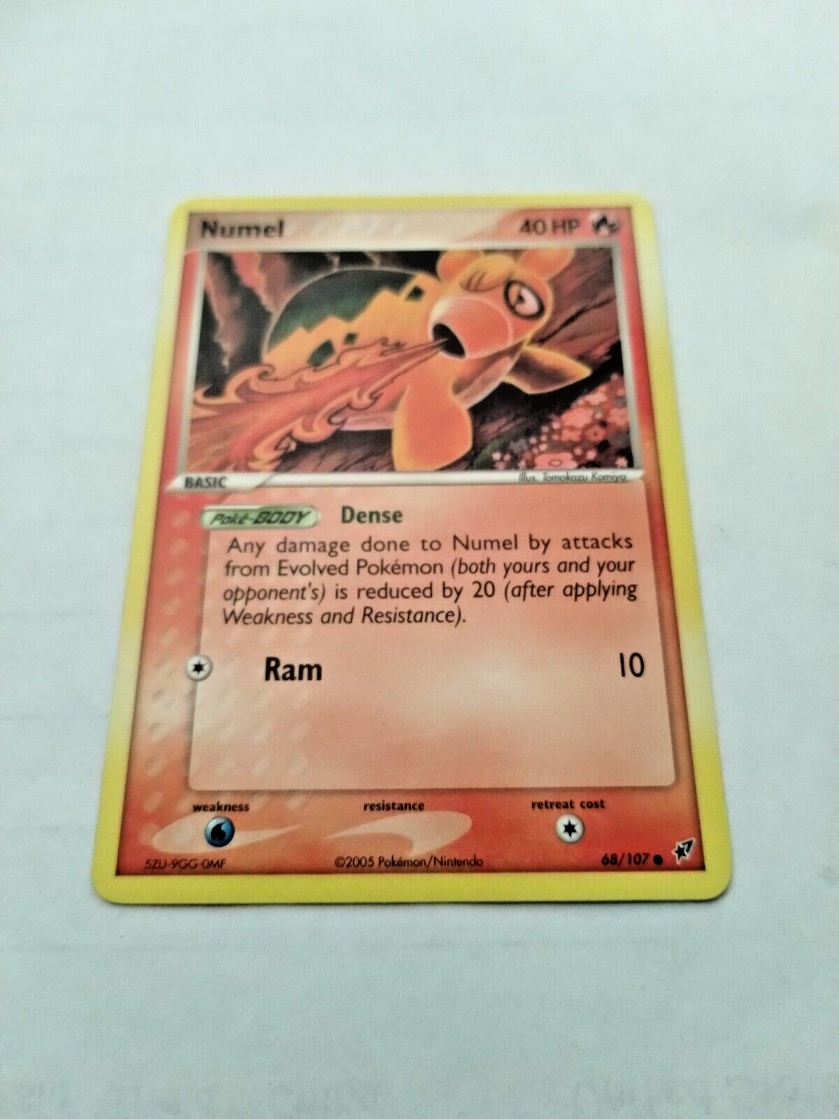 Pokémon TCG Numel EX Deoxys 68/107 Regular Common - Uncirculated