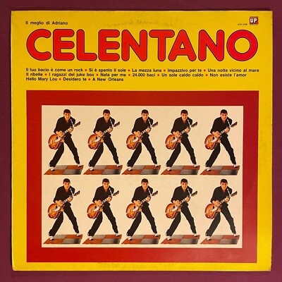 ADRIANO CELENTANO IL MEGLIO DI ADRIANO CELENTANO VINYL LP ITALY 1977