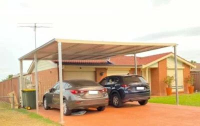 Factory Moving Brand New Flat Roof Carport 6m Wide X 6m Long
