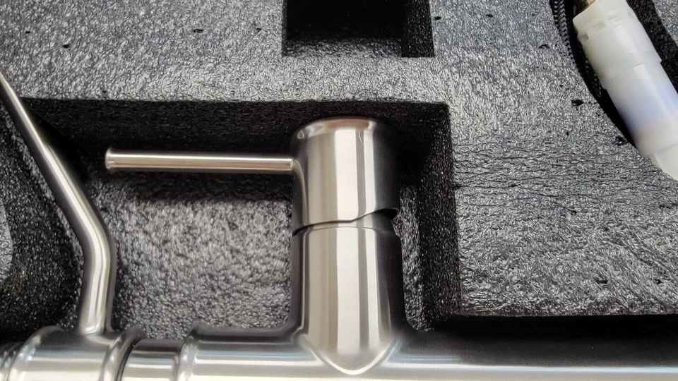 Grifo de cocina Windon Bay Bristol de una sola manija sin contacto | WS2151SS Foto 3 de 4