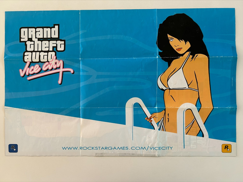 Grand Theft Auto Vice City XBOX Game, Manual & Map - Picture 7 of 7