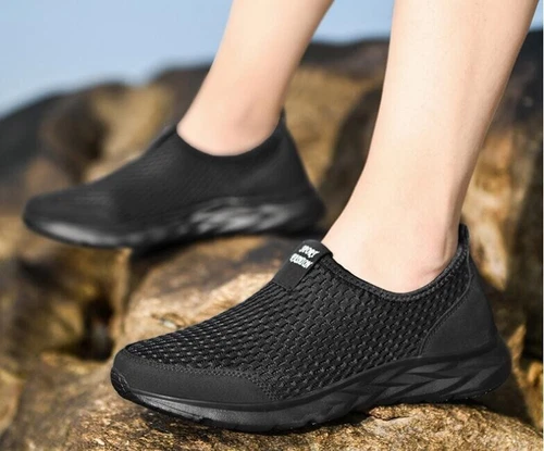 Herren Freizeit Slipper Schuhe Sportlich Laufen Outdoor Fitness Turnschuhe Tennis Gehen - Bild 11 von 18
