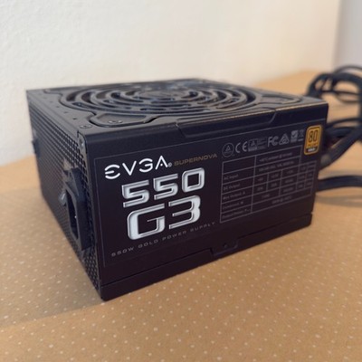 EVGA Supernova G3 550W Fully Modular Power Supply - 220-G3-0550-Y1