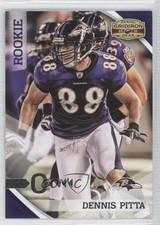 2010 Panini Gridiron Gear Rookie Silver O's 102/250 Dennis Pitta #179 0a1