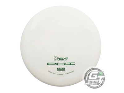 NEW EV-7 Premium Phi 175g White Green Shatter Foil Putter Golf Disc