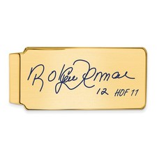 Gold-plating over Sterling Silver Roberto Alomar Hall of Fame Signature Epoxy Mo