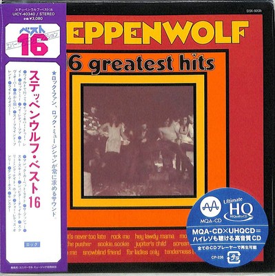 STEPPENWOLF 16 Greatest Hits JAPAN MQA UHQ MINI LP HI-RES Audio CD 49