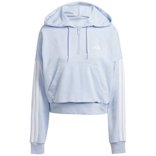 adidas Essentials Women's Blue 1/2 Zip Fleece Hoodie w/ Pockets Size 2XL