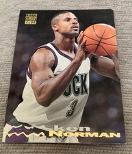 1993-94 Topps Stadium Club Card #193 Ken Norman Milwaukee Bucks