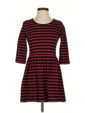 Ganni Women Red Casual Dress S Petites