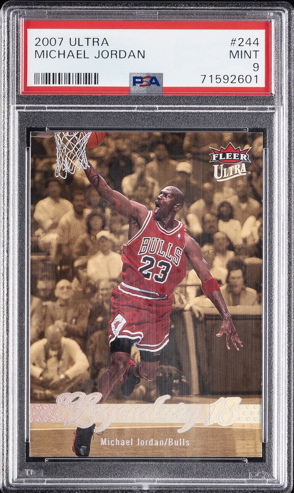2007 ULTRA #244 MICHAEL JORDAN PSA 9