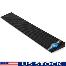 Rubber Threshold Ramp Anti-Slip Wheelchair Scooter Pet Stroller Transition Ramp