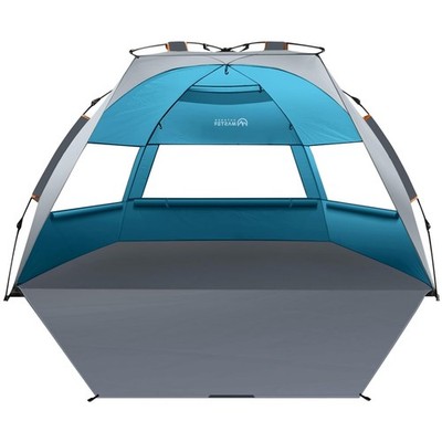 Spacious X-Large Pop-Up Beach Tent for Family with UV Shielding Capability