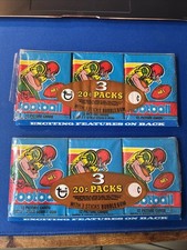 6x - 1979 Topps Football Sealed Wax Packs Grocery Tray Rack Pack Box/Product New