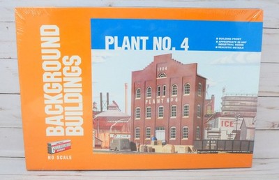 Walthers Cornerstone 933-3183, Background Buildings Plant No. 4, HO Scale Sealed