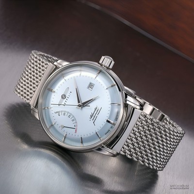 Zeppelin Atlantic Automatik Herrenuhr 8462M-6 Blau