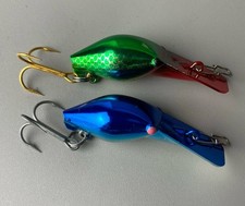 Luhr Jensen Hot Shot 35 Metallic Blue & Green Pirate Lures Vintage