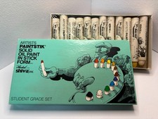 Vintage 1982 Shiva Artists Paintstik - Sealed, Unused - 12 Paintstiks