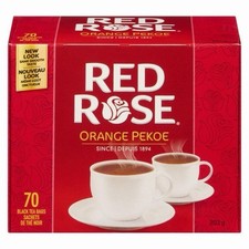 Red Rose Tea Orange Pekoe 70 Count - Fresh from Canada
