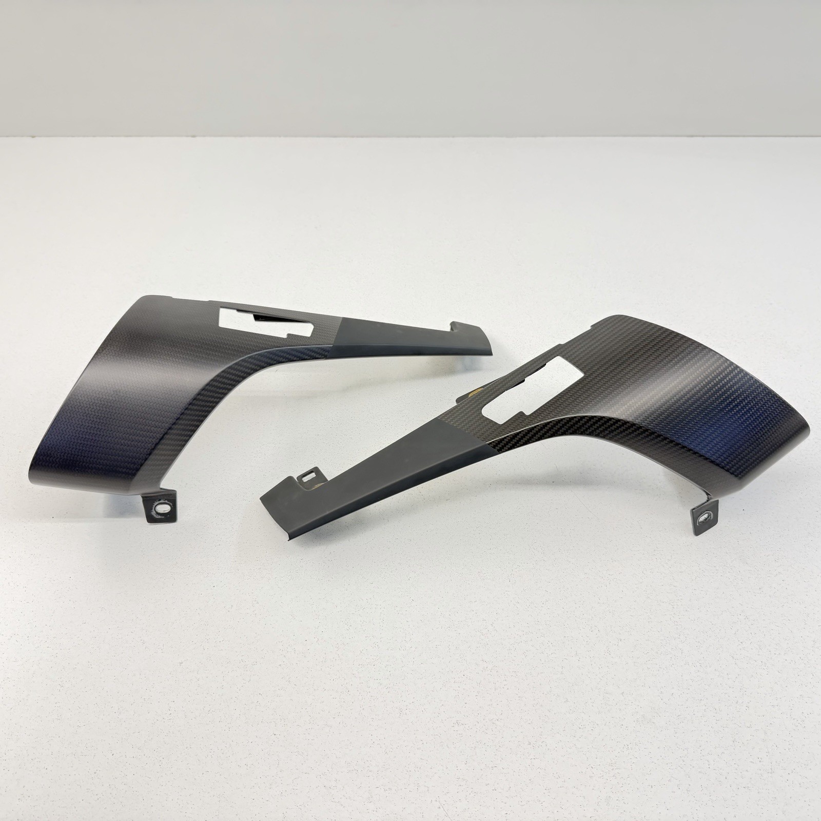17-23 Audi R8 Interior Matte Carbon Fiber Trim Panel Doors Console Dash Set OEM
