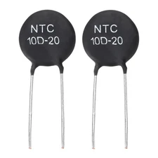 2 Pcs NTC 10D-20 10 Ohm MF72 Negative Temperature Coefficient Thermistor