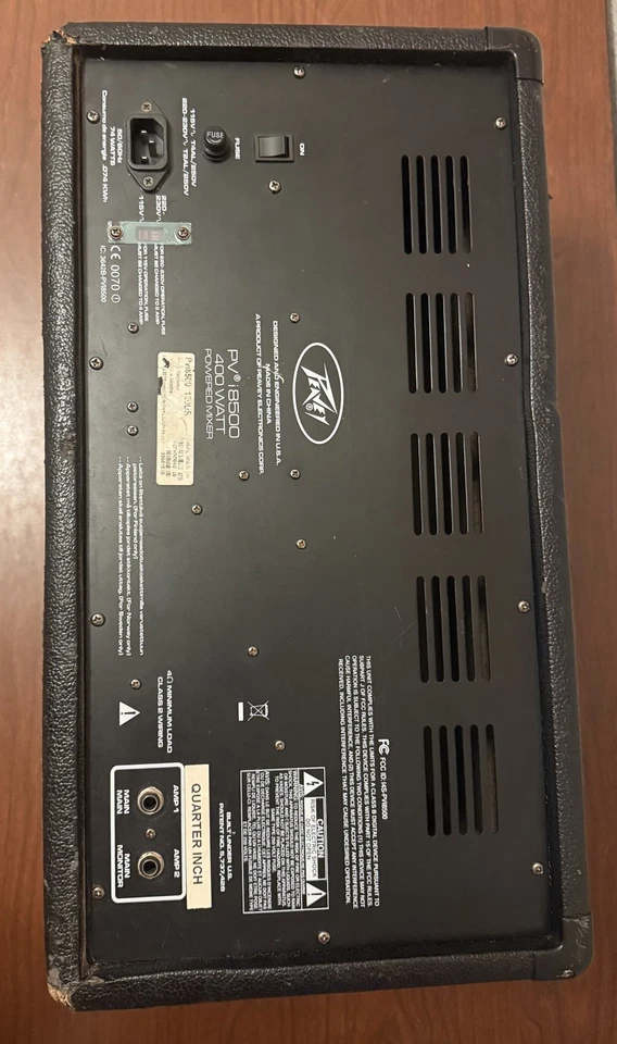 Peavey PV i8500 400 Watt Powered Mixer - Image 2 of 4
