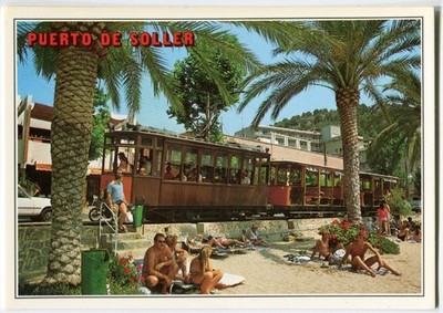 Ak Straßenbahn Puerto de Soller (Mallorca),  ungelaufen