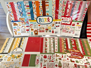 LOT OF 7 NEW SCRAPBOOKING PAPER KITS