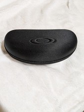 Original OAKLEY Sunglasses Case ONLY Clamshell Zipper Around Hard Case, Black