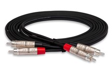 Hosa HRR-010X2 Pro Stereo Interconnect, Dual REAN RCA to Same, 10 Feet