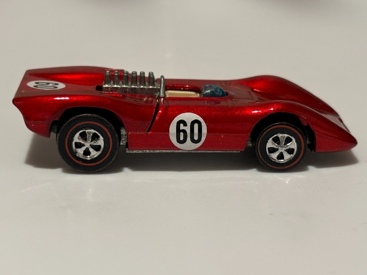 Vintage Hot Wheels Redline Ferrari 312P WHITE INTERIOR Restored | eBay