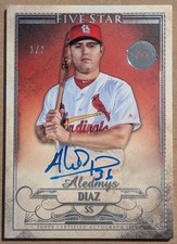 Aledmys Diaz 2016 Topps Five Star Topps 65 1-18-17 #FSA-ADZ  1/2 Rookie Card