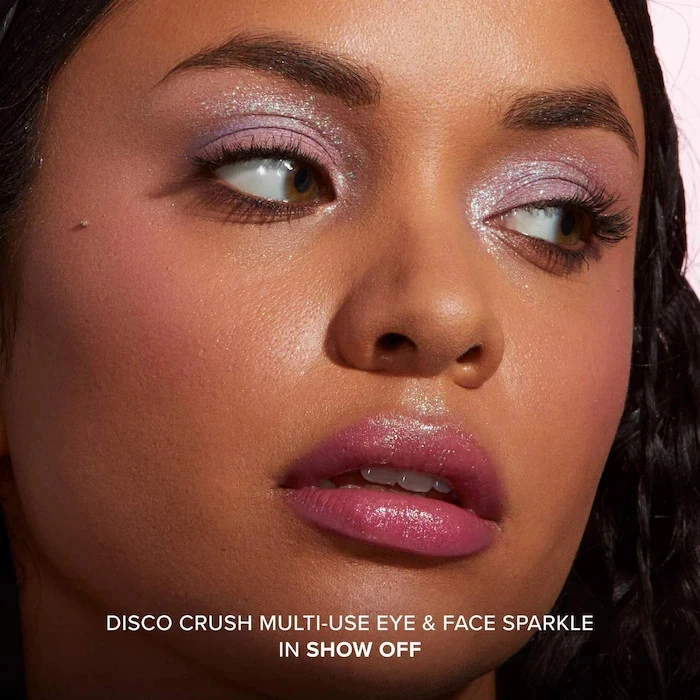 Too Faced Disco Crush High Shine Glitter Eye + Face Sparkle Show Off - Image 4 of 4