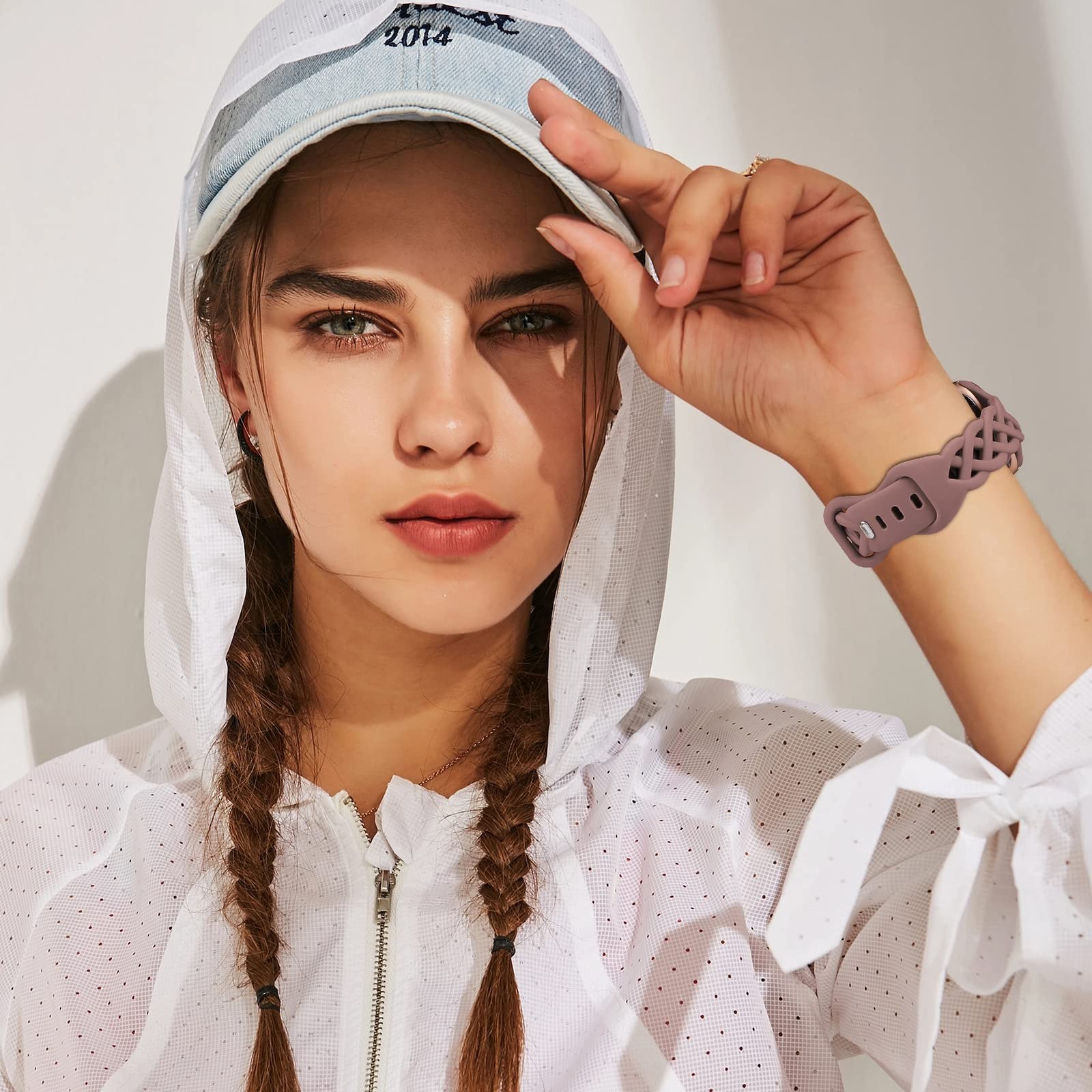 Braided Silicone Bands Compatible with Apple Watc… - image 6