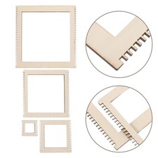  4 Pcs Weaving Crafts for Kids Weavingloom Kit Hand Knitting Machines