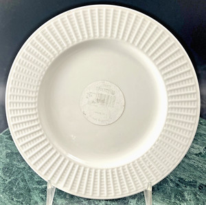 White Willow by Steelite Dessert Plate 6 1/4" with 4" Well