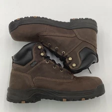 Danner Caliper Men's 6" Leather Waterproof Aluminum Toe Boots Brown Size 7 D