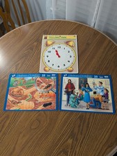 Vintage Educational Puzzle Lot Preschool+  All Complete