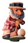 New ListingVintage Figurine Playing Game - Unknown Provenance